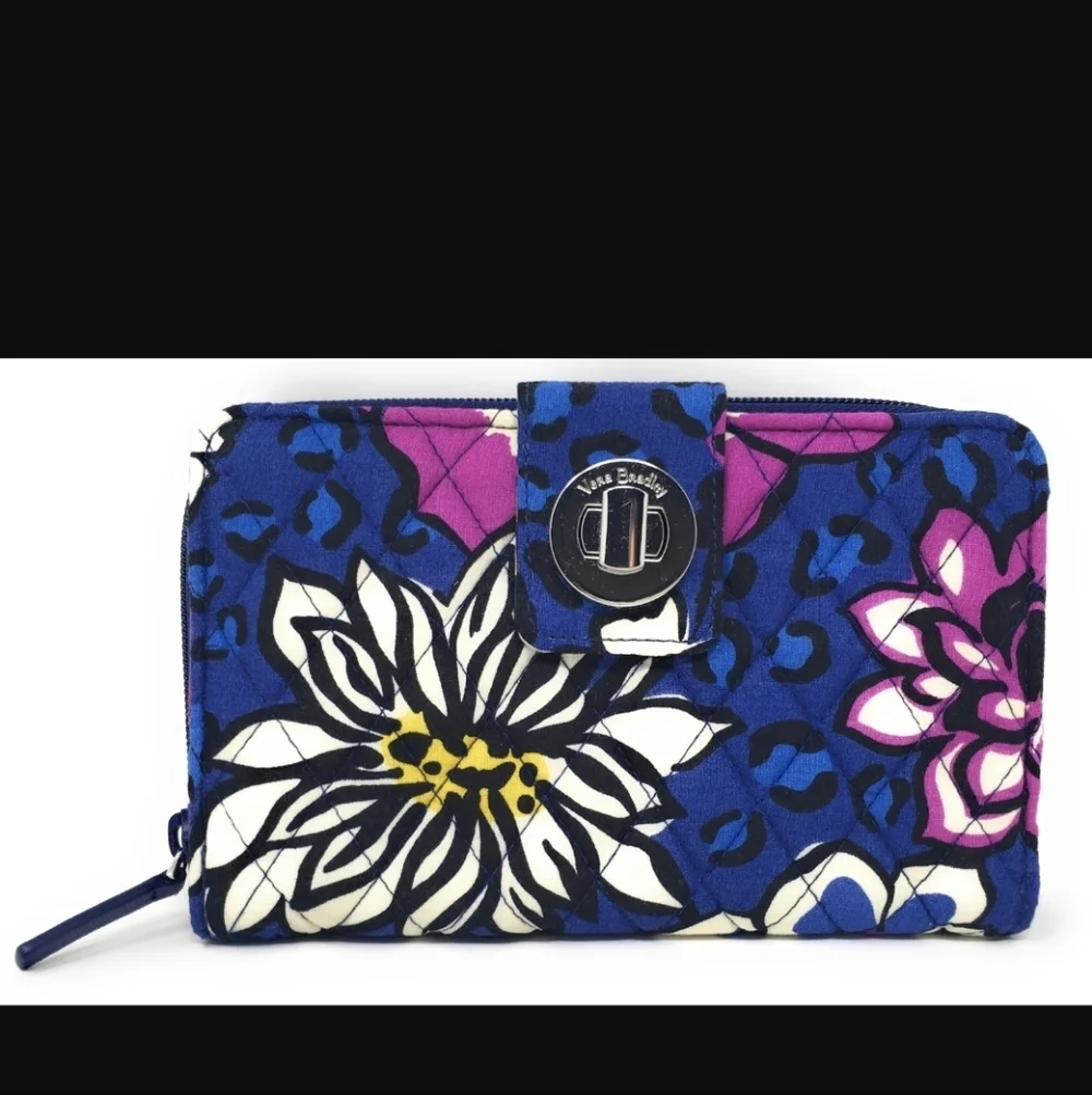 Vera Bradley Turn Lock Wallet - Picture 1 of 7
